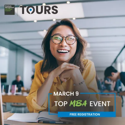 Meet Wharton, HEC Paris, York Schulich, Peking U, Tsinghua U and more top MBA schools on march 9 online.