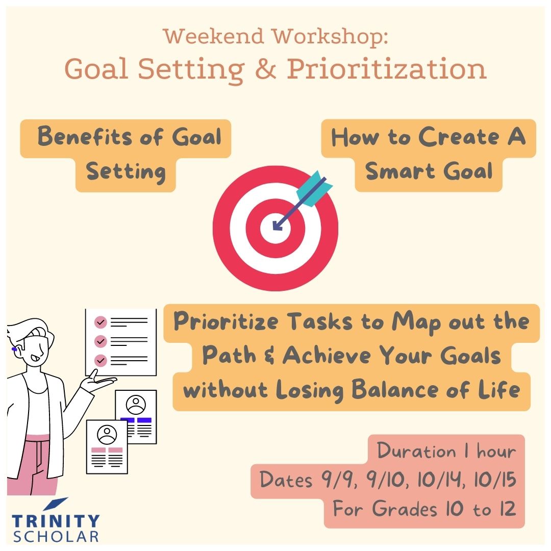 【Weekend Workshop for Highschoolers】Goal Setting and Prioritization